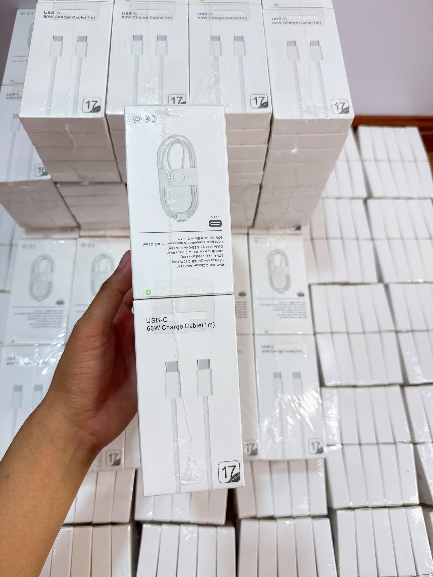 Dây sạc nhanh bọc dù C-C