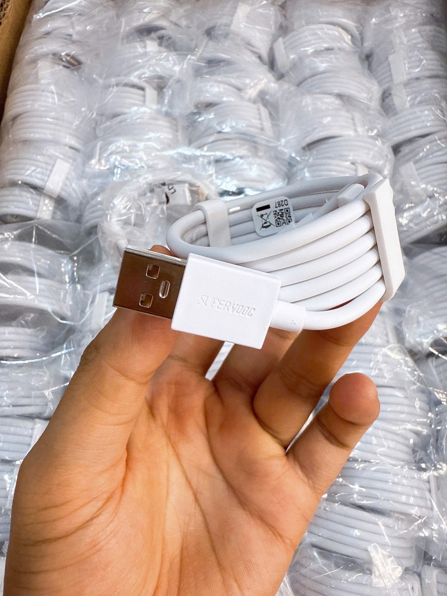 Cáp type C Super Vooc OPPO USB-A Type C 1m