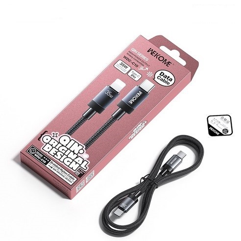 Cáp sạc Wekom quin Series| Cáp dữ liệu và sạc nhanh 35W USB-C/C-C