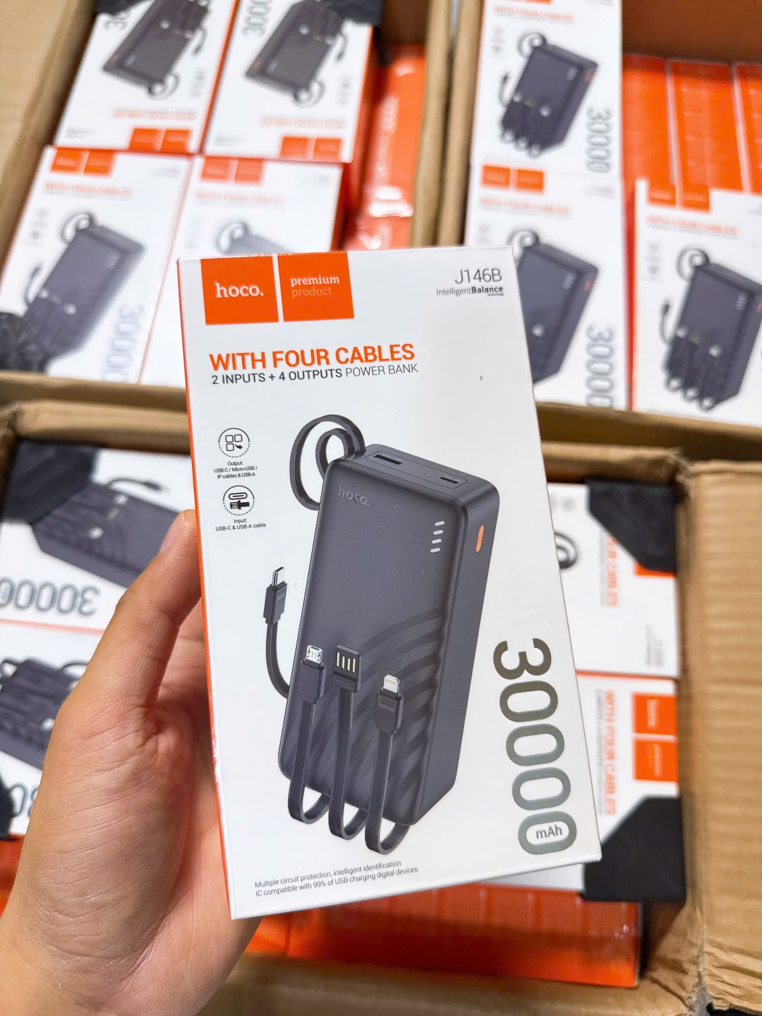 Sạc Dự Phòng Hoco J146B| 30.000mAh